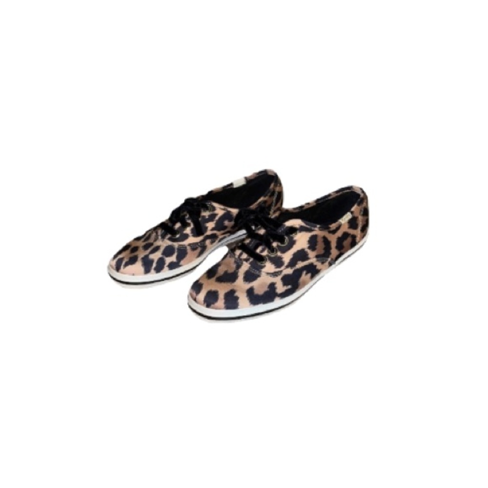 Keds x Kate Spade Satin Leopard Print Sneakers - Women’s Size 5.5